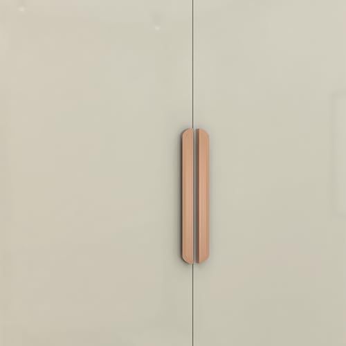 Image of VEZEL Aluminium Wardrobe Handle 288mm - Modern Cabinet Pull, PVD Rose Gold Finish for Wardrobe, Drawer & Cabinets - Pack of 2-| 3 Years Warranty |