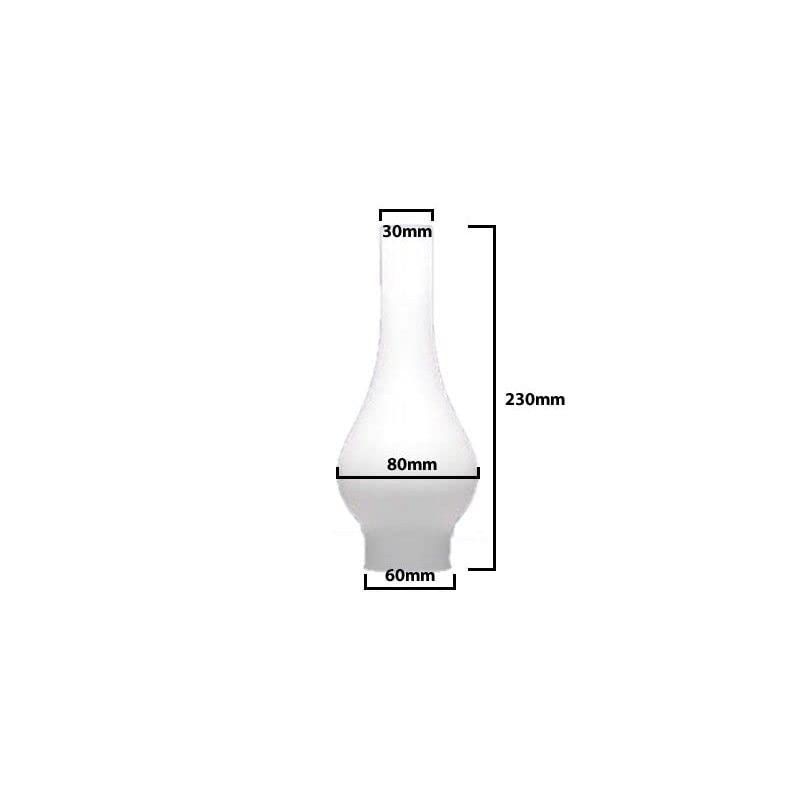 LB Tulipa de Cristal quinqué Mate con Boca de 60 mm 529645A