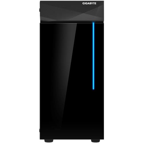 Caja GIGABYTE GB-C200G Midi Tower ATX con ventana lateral de cristal templado para PC 4