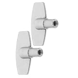 Happyyami Uhrschlüssel aus Stahl, Silber, zum Aufziehen Mechanischer Uhren
