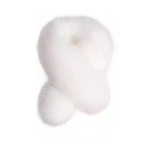 Women's Faux Fur Collar Scarf Wrap, Winter Warm Wrap Stole Scarf Shawl Shrug Neck Warmer Bridal Wedding Halloween