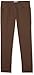 Amazon Essentials Men's Athletic Fit Chinos, Work Pants, 5-Pocket, Cotton Stretch, Brown, 36W x 30L
