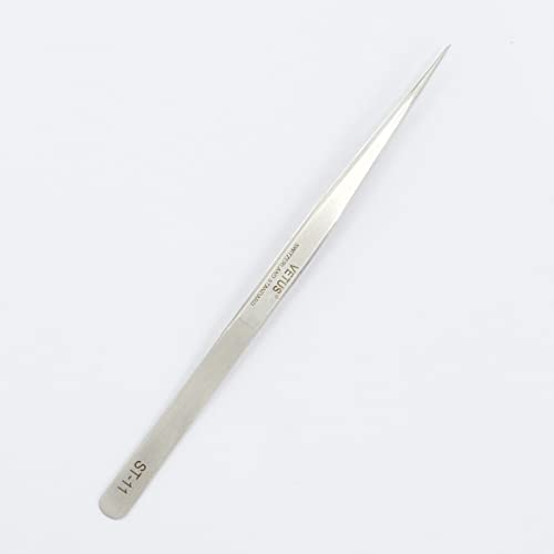VETUS Genuine Tweezers Eyelash Extensions Straight & Curved Nail Art Nippers (ST-11)