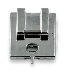 Image of ZENITH Pointed Invisible Zipper Pressure Foot Snap on Type for Automatic Electric Low Shank Sewing Machines Suitable for Usha Janome Brother Singer etc Steel Finish (Pointed Invisible Zipper)