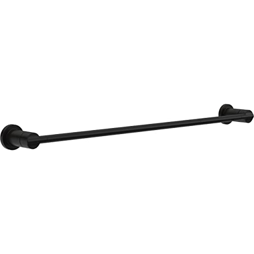 Delta Towel Rack | 24 or 18 Inch Matte Black Adjustable Towel Bar for Bathroom Kitchen | Nicoli Accessories