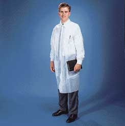 Knee Lengh Lab Coats - X-Large (Case of 30)