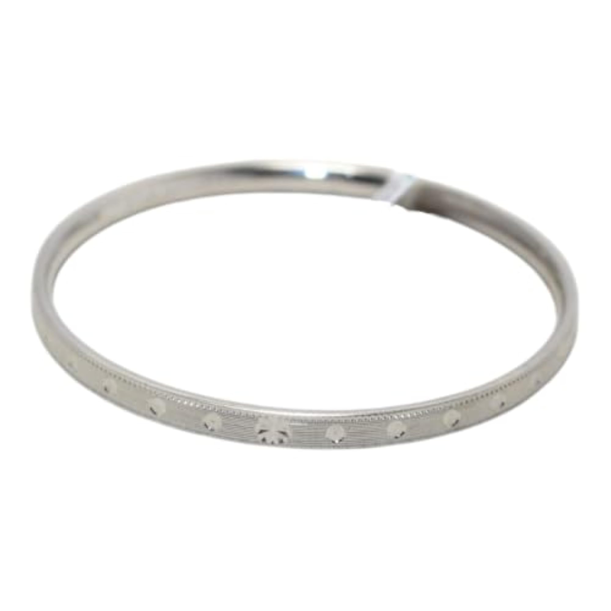 925 Sterling Silver Bangles with Chillai Work
