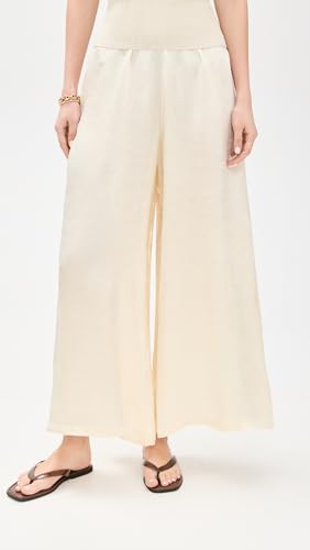 Enza Costa Women's Textured Satin Palazzo Pants2
