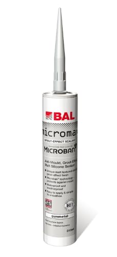 BAL Micromax Grout Effect Silicone Gunmetal