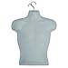 SSWBasics Male Molded White Shirt Form - Fits Men's Sizes S-L - Hanging Mannequin - Male