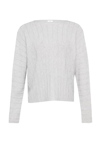 Pull noir s.Oliver LABEL 2156040 en maille premium texturée - 4