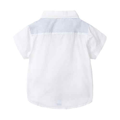 Image of Mud Kingdom Little Boys Dress Shirts Short Sleeve Cute Summer