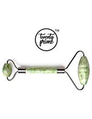 The Original Premium Jade Roller for Facial Massage by Twenty Prime | 100% Natural Jade Roller Massager | Anti-Wrinkle and Anti-Aging Beauty Tool | Jade Roller For Face, Neck, and Eyes