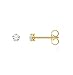 Produktbild Thomas Sabo Damen Einzel Ohrstecker weißer Stein gold, 925 Sterlingsilber
