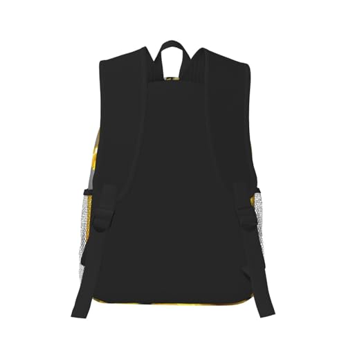 BREAUX Bouquet Of Daffodils Print Lightweight And Comfortable Duffel Bag, Casual Daypack, Multipurpose Backpack3