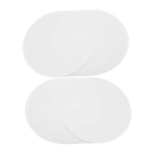 Cartonnées rondes papier blanc 100pcs pour bricolage artisanaux et dessin