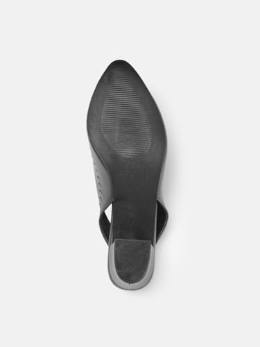 Image of Marc Loire Women Pointed Toe Block Heel Sandal for Office Wear