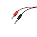 Red Black 4mm Banana to Small Alligator Clips Crocodile Clamp Test Leads Wire Electronic Testing Connector Length 1M