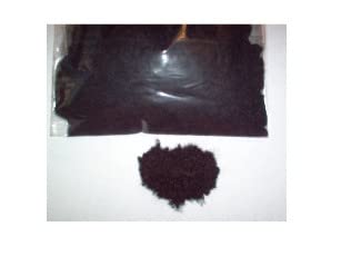 Black Nylon Flocking Fibers - 4 oz Bag