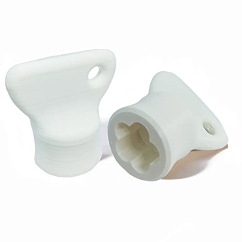 Myfuturshop® Accesorio para Lidl Monsieur Cuisine Modelos Connect y Smart Ayuda a quitar la masa fácilmente girando hasta sacarla. (BLANCO)