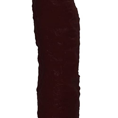 Capa Peniana Rígida Curva Com Elástico Pênis 20cm x 5,5cm Rígida Marrom Monster