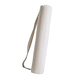 Menolana Yoga Mat Bag Storage Bag with Shoulder Strap Organizer Canvas Gym Holder Fitness Pouch for Travel Pilates Gym Office Training, 15cmx73cm