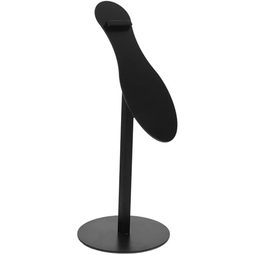 HOLIDYOYO Metal Shoe Display Stand 2 Tier Adjustable Height Riser for Shop Shoe Rack Tall