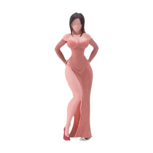 Figurine féminine 1:64 haute précision pour maquette d'architecture