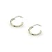Gold Earrings for Women Yellow Flashed Sterling Silver Helix Cartilage Hoop Earring for Men Unisex Fashion Trendy, Set of 3 Pairs