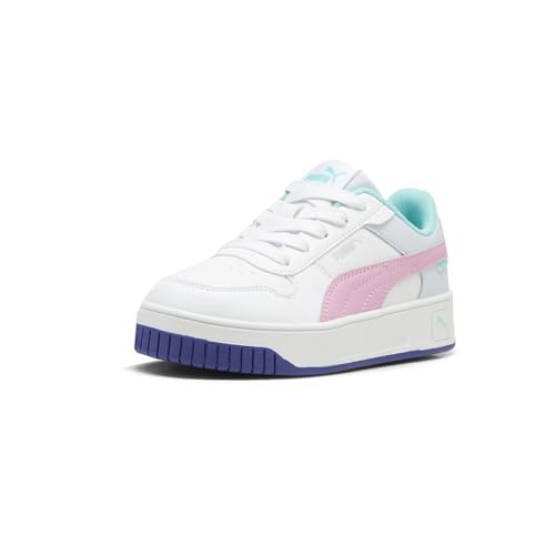 PUMA Toddler Girls Carina Street 2.0 Perforated Lace Up Sneakers Shoes Casual - White2