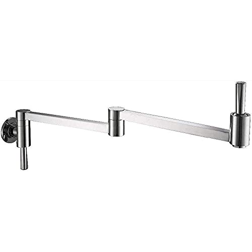 Robinet d'évier de cuisine moderne robinets simples pliables en bronze