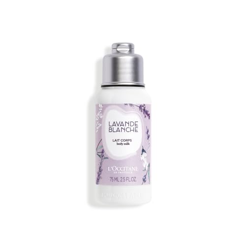 L'OCCITANE - Leche corporal Lavanda Blanca - 75 ml - Fabricado en Francia