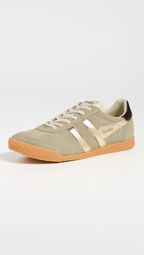 Image of Gola Women's Elan Glitz Suede Sneakers