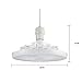 E27 Silent Fan Ceiling Light 2-in-1 Energy-efficient Cooling Fixture Stylish Versatile Lamp for Study and Dining Areas Easy Tool- Installation