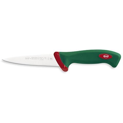 Sanelli Premana Professional Line Carving Knife, 14cm/5.5", Green Cover