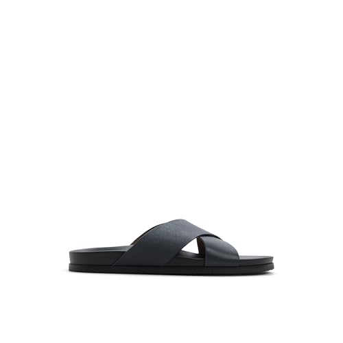 Image of Ted Baker Men's Saltburn Leather Cross-strap Flip Flop