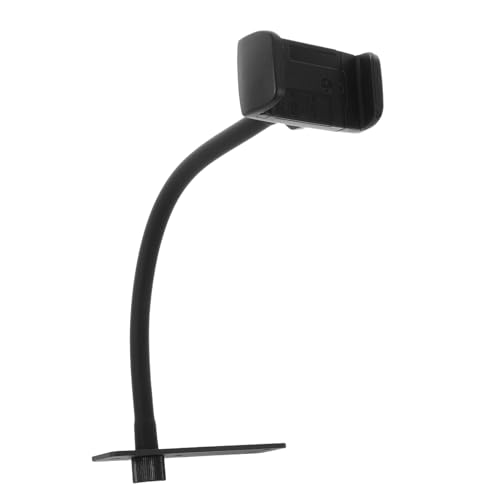 MOTHNUR Soporte para Micrófono con Abrazadera Robusta y Cuello de Cisne Flexible para Atril, Clip Lateral para Partituras, Accesorio Portátil para Escenario, Estudio y Karaoke