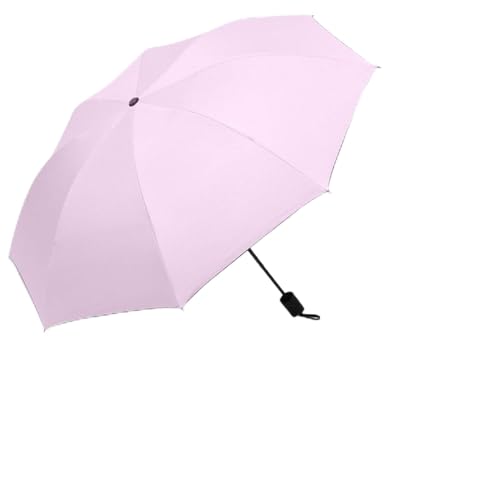 Paraguas, Paraguas Plegable, Paraguas Automático Resistente al Viento y Compacto, Paraguas de Viaje Portátil para Hombres y Mujeres, Resistente al Viento Paraguas para Adultos, rosa