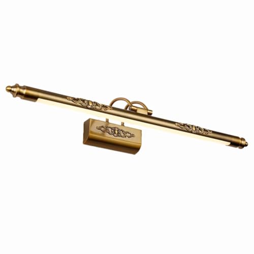 Fegtrtyoa Antik Gold Bad Spiegellampe