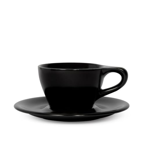 notNeutral Lino Porcelain Cup & Saucer Double Cappuccino 6 oz (6 oz, 6)