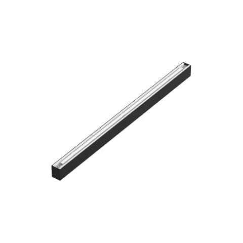 VOLTACON LED Ceiling Light 120cm/4ft 50Watt Natural White, Suspended or Surface Mounted, Black/White Office, Utility, Corridor, Shop Lighting (White) Cover