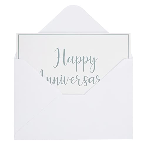 Juvale 36 Pack Happy Anniversary Cards With Envelopes, Bulk Box Set For Business, Work, Employee Anniversaries (4X6, Blank Inside) #TOP4