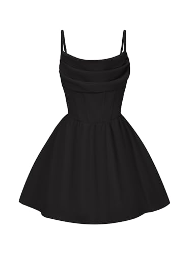 EXARUS Girls Formal Dress Ruched Teen Homecoming Dance Special Occasion Tween Graduation Prom Party Ruffle Dresses