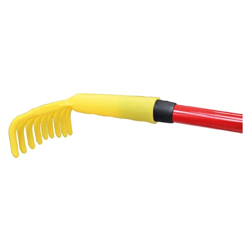 Rastrillo para recoger aceitunas con mango telescópico 3 m paquete 6 uds.