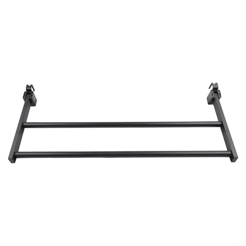 Vibsky Toallero calefactor para radiador, 30/40/50 cm, acero inoxidable, almacenamiento de tela, diseño que ahorra espacio, color negro