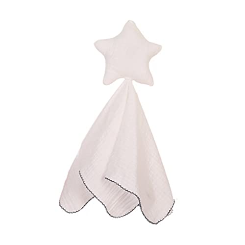 Toalla de saliva para bebé, babero de alimentación para bebés, calmar, toalla de lactancia con sonido, 15 x 15 pulgadas