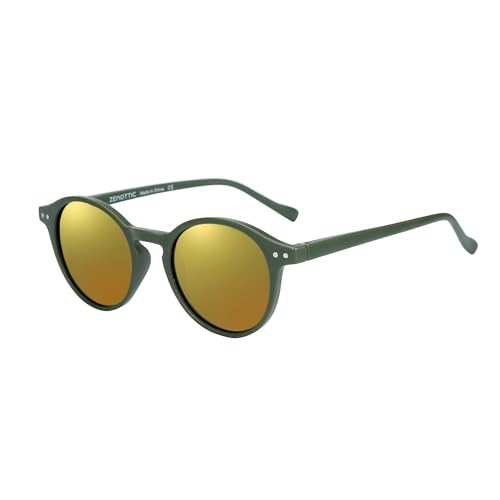 Image of ZENOTTIC Polarized Round Sunglasses, Stylish Sunglasses for Men and Women Retro Classic, Multi-Style Selection