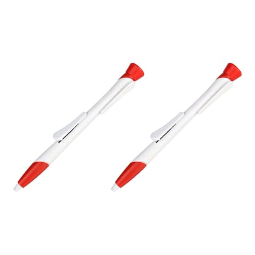 DECHOUS Tragbarer Zeckenentferner für Hunde und Katzen Kunststoff Zeckenclip mit Rutschfestem Griff Ergonomisch Sicher und Langlebig 2 Stück Haustierentfernungswerkzeug für Unterwegs