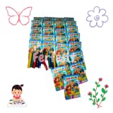 40 Mini Giz de Cera 5 Cores P/Kit Festa Lembrancinha