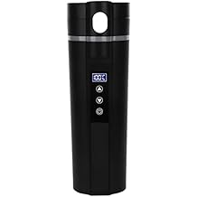 FLEXMAN 450ml Smart Temperature Control Travel Mug, Electric Heated Low Noise Car Coffee Cup for Heating Coffee, Milk, Car Cup for Travelling Camping